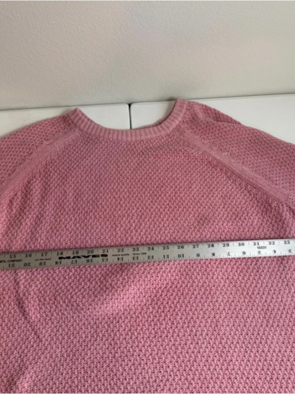 Old Navy Pink Knit Sweater Women’s Oversized Crewneck Cozy Pullover - Picture 4 of 10